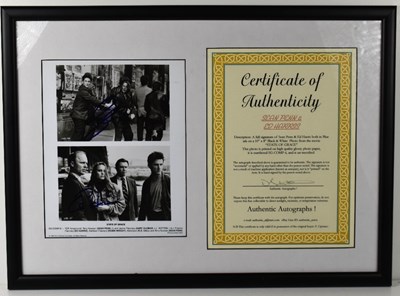 Lot 48 - Autographs: A framed and glazed photo from the...