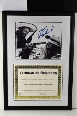 Lot 98 - Autographs: A framed and glazed photo from the...