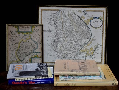 Lot 82 - Local interest: a Robert Morden hand coloured...