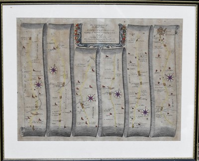 Lot 371 - An 18th century map 'The Continuation of the...