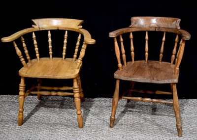 Lot 441 - Two late 19th / early 20th century pale elm...