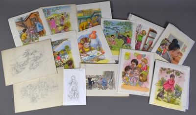 Lot 251 - Shirley Tourret (illustrator 1935-2007): a...