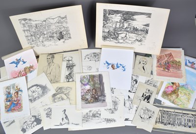 Lot 252 - Shirley Tourret (illustrator 1935-2007): large...