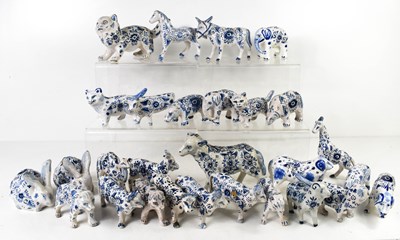 Lot 37 - A collection of 19th century and later Delft...