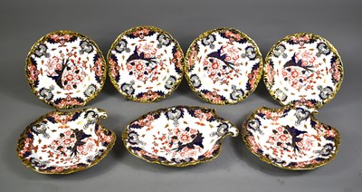 Lot 53 - A Royal Crown Derby Imari part dessert service,...