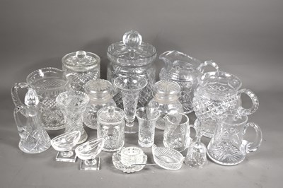 Lot 79 - A large group of crystal and cut glass to...