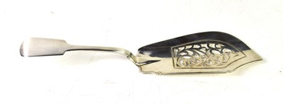 Lot 151 - A Victorian silver fish slice, hallmarked for...