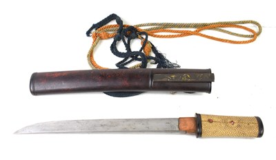 Lot 334 - A late 18th century Japanese Tanto with...
