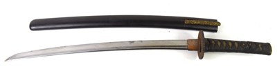 Lot 331 - An early 19th century Japanese Wakizashi sword...