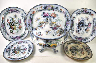 Lot 74 - A group of Wedgwood Victorian meat platters...