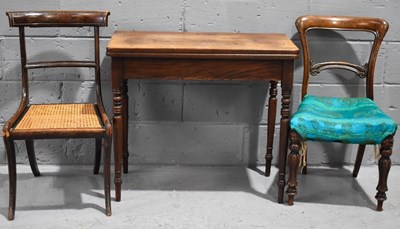 Lot 342 - A 19th century mahogany tea table, 75 by 85.5...