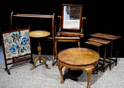 Lot 345 - A selection of antique furniture, to include...