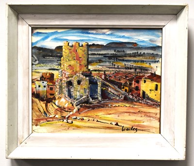 Lot 263 - A 20th Century oil on board painting of...