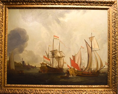 Lot 312 - Manner of Abraham Storck (Dutch, 1644-1708);...