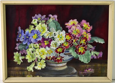 Lot 277 - Helen Seddon (fl. 1925-1955); Flowers in a...