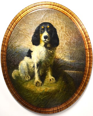 Lot 242 - A reproduction 19th Century style oval plaque...