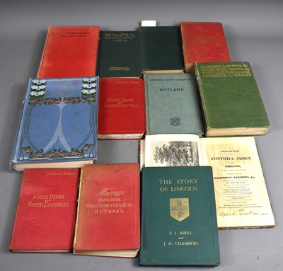 Lot 209 - A collection of geographical books to include...