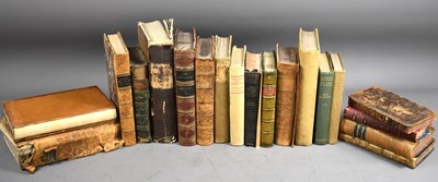Lot 207 - A group of antique books to include La...