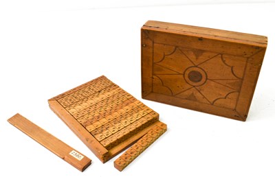 Lot 85 - A rare set of 18th-Century Napier's bones...