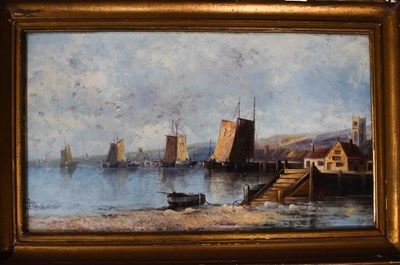 Lot 305 - J Bayr (19th century): Possibly view of...