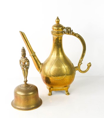 Lot 325 - A 19th century brass cast Mughal...