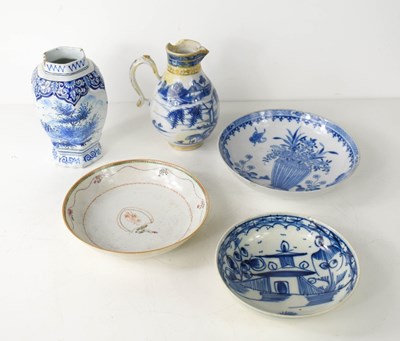 Lot 58 - A group of 18th century and later pottery to...