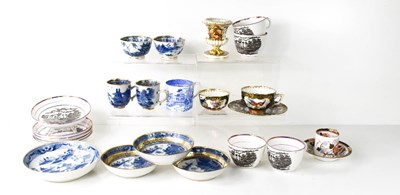 Lot 63 - A group of 19th century porcelain to include...