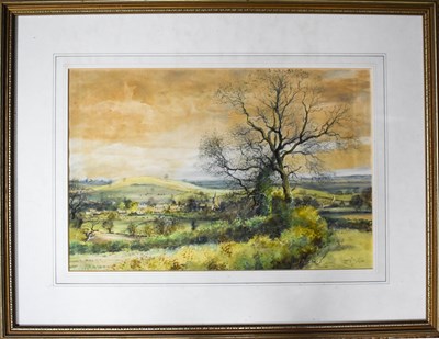 Lot 271 - C J Thornton (20th century): landscape near...
