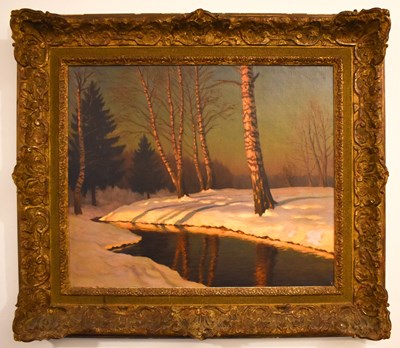 Lot 313 - Mikhail Guermacheff (1867 - 1930): Winter...