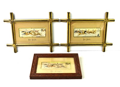 Lot 29 - A group of three woven silk Stevengraphs,...