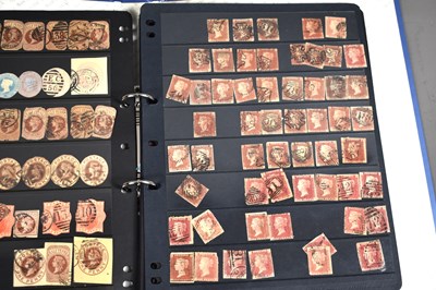 Lot 398 - Two stamp albums containing Victorian and...