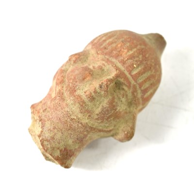 Lot 6 - Antiquities: A Romano-Egyptian terracotta head,...