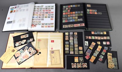 Lot 511 - Three stamp albums containing Victorian and...