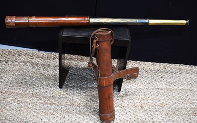 Lot 46 - A Clarkson & Co of London, three draw Field...
