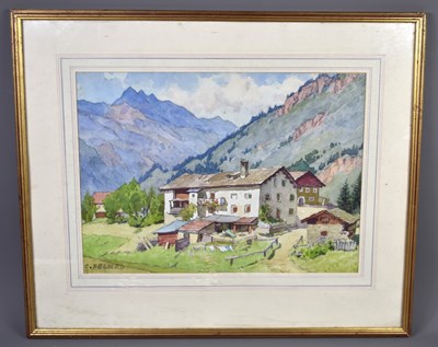 Lot 310 - Carl Felkel, (Austrian,1896-1980); Mountain...