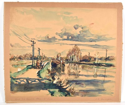Lot 244 - Louis Albert Demangeon, (French, 1909-1979);...