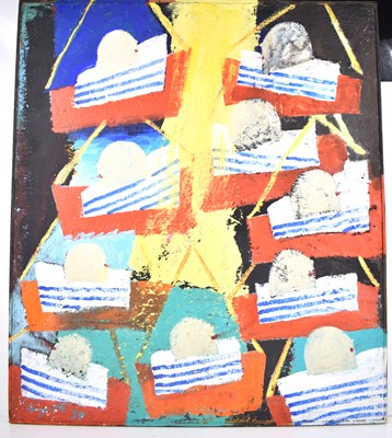 Lot 379 - 20th Century French School: Abstract painting...