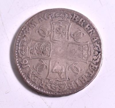 Lot 255 - A Charles II silver crown, dated 1673.