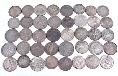 Lot 304 - A collection or worldwide silver coinage to...