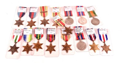 Lot 428 - A group of WWII medals, to include Burma Star,...
