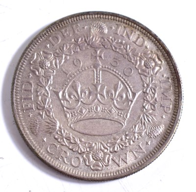 Lot 279 - A George V silver "Wreath" crown, dated 1930.