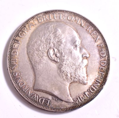 Lot 244 - An Edward VII silver crown, dated 1902.