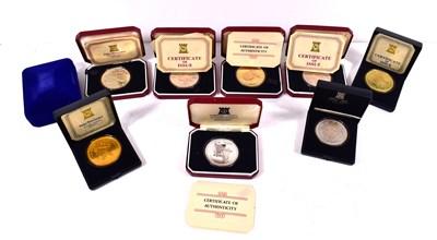 Lot 293 - A collection of Pobjoy Mint silver coins to...