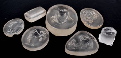 Lot 2 - A selection of early 19th century glass...