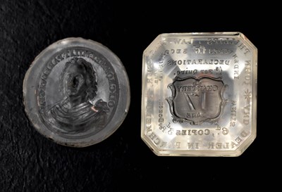 Lot 7 - A 19th century carved seal engraved 'John...