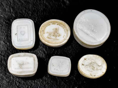 Lot 8 - A group of five 19th century unmounted seals,...