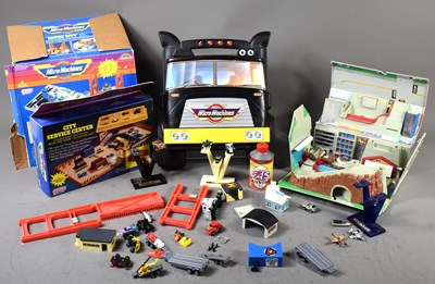 Lot 407 - A collection of vintage Galoob "Micro Machines"...