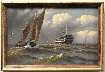 Lot 528 - R. Lowry Lomax (19th Century) oil on board...