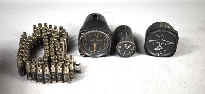 Lot 430 - Three vintage aviation dials comprising a...