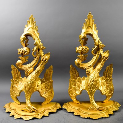 Lot 187 - A pair of George III giltwood wall brackets...